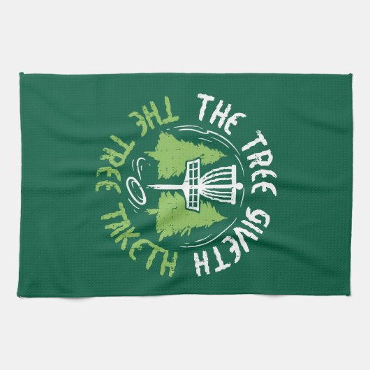 Disc Golf Disc Golf Player Gift Theedoek (Horizontaal)