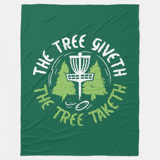 Disc Golf Disc Golf Speler Cadeau Fleece Deken (Voorkant)