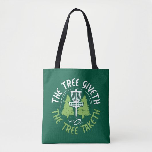 Disc Golf Disc Golf Speler Cadeau Tote Bag (Voorkant)