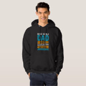Disc Golf Disc Golfing Dad Player Hoodie (Voorkant volledig)