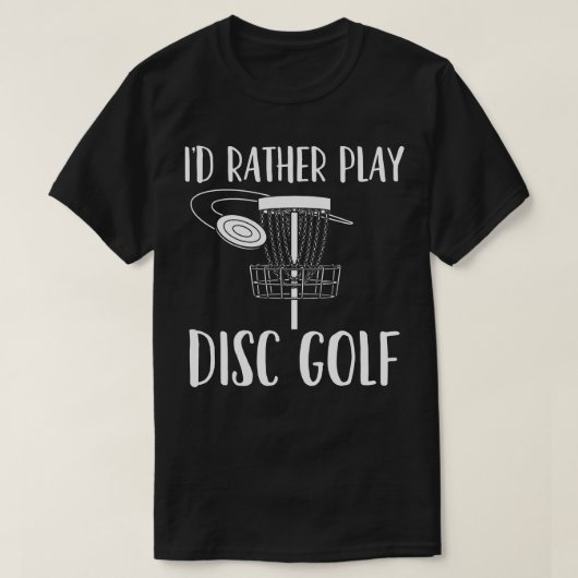 Disc Golf Disk Golfer Disf Golf T-shirt (Design voorkant)
