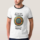 Disc Golf Dyeing Humor T-shirt (Voorkant)