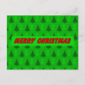 Disc-golf- en kerstkaart uitnodiging briefkaart (Voorkant)