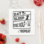 Disc Golf Eten Slapen Herhalen Servet (Insitu)