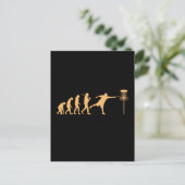 Disc Golf Evolutie Briefkaart (Staand voorkant)