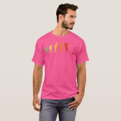 Disc Golf Evolutie Grappige Frolf Golf Mand T-shirt (Voorkant volledig)