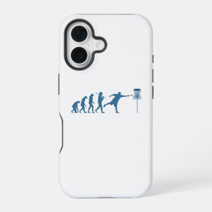 Disc Golf Evolutie - Leuk Cadeau voor Disc Golfer iPhone 16 Hoesje