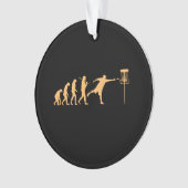 Disc Golf Evolutie Ornament (voorkant)