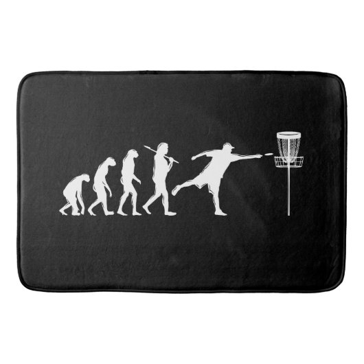 Disc Golf Evolution Disc Golf Gifts Badmat (Voorkant)