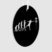 Disc Golf Evolution Disc Golf Gifts Ornament (voorkant)