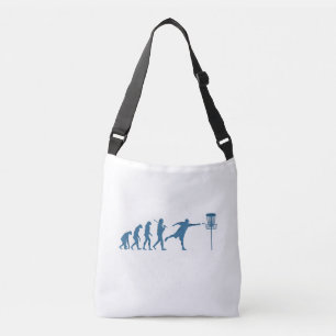 Disc Golf Evolution - Leuk cadeau voor Disc Golfer Crossbody Tas