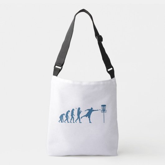 Disc Golf Evolution - Leuk cadeau voor Disc Golfer Crossbody Tas (Voorkant)