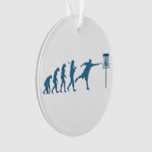 Disc Golf Evolution - Leuk cadeau voor Disc Golfer Ornament (voorkant)