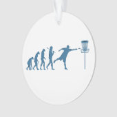 Disc Golf Evolution - Leuk cadeau voor Disc Golfer Ornament (voorkant)