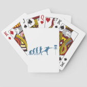Disc Golf Evolution - Leuk cadeau voor Disc Golfer Pokerkaarten (Achterkant)