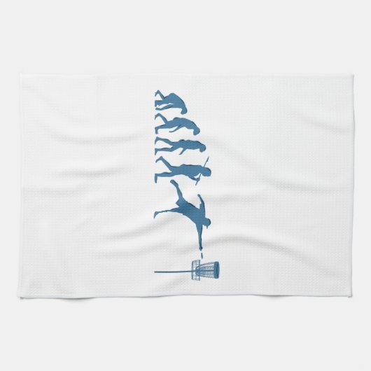 Disc Golf Evolution - Leuk cadeau voor Disc Golfer Theedoek (Horizontaal)