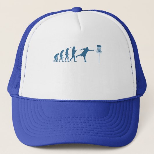 Disc Golf Evolution - Leuk cadeau voor Disc Golfer Trucker Pet (Voorkant)