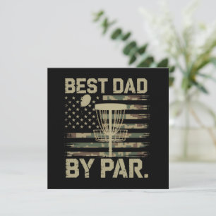 Disc Golf Frisbee Beste Papa Par Camo VS vlag Golf Kaart