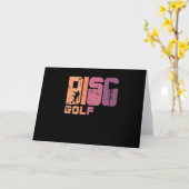 Disc Golf Frisbee bestes Hobby Kaart (Gele Bloem)