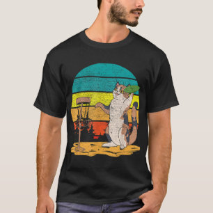 Disc Golf Frisbee Golf Disk Sport spelers Cute Cat T-shirt