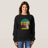 Disc Golf Frisbee Golf Disk Sport spelers Cute Cat Trui (Voorkant volledig)