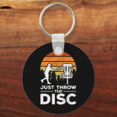 Disc Golf Frisbee Golf Gooi Net De Discus Sleutelhanger (Voorkant)