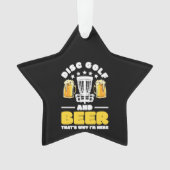 Disc Golf Frisbee Golf Ornament (voorkant)