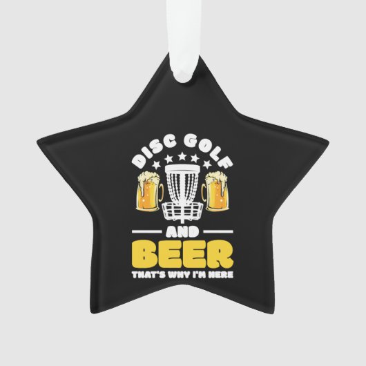 Disc Golf Frisbee Golf Ornament (voorkant)
