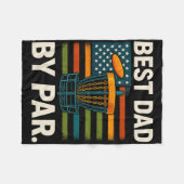 Disc Golf Frisbee Grappige Beste Vader Par Camo Us Fleece Deken (Voorkant (Horizontaal))