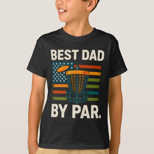 Disc Golf Frisbee Grappige Beste Vader Par Camo Us T-shirt (Voorkant)