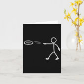 Disc Golf Funny Frisbee Frolf Mannen Dames Kinder Kaart (Gele Bloem)
