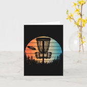 Disc Golf Gift Disc Golfer Spullen en Accessoires  Kaart (Gele Bloem)