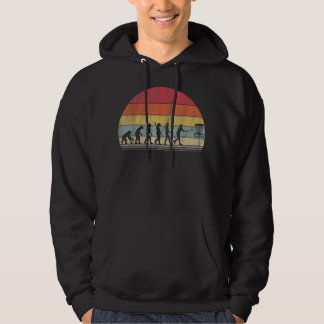 Disc Golf Gift Retro Evolution Disk Golf Hoodie