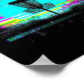 Disc Golf Glitch - Vintage Disc Golf Liefhebber Poster (Hoek)
