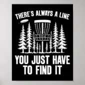 Disc Golf Grappig _1 Poster (Voorkant)