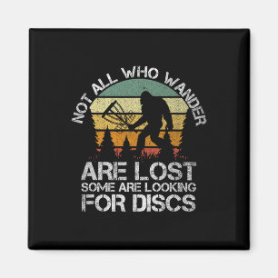 Disc Golf Grappige Bigfoot T-shirt Voor Mannen Vro Magneet