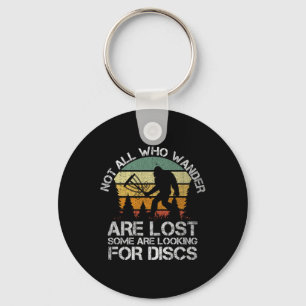 Disc Golf Grappige Bigfoot T-shirt voor mannen vro Sleutelhanger