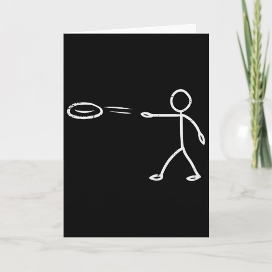 Disc Golf Grappige Frisbee Frolf Mannen Vrouwen Ki Kaart (Voorkant)