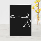Disc Golf Grappige Frisbee Frolf Mannen Vrouwen Ki Kaart (Gele Bloem)