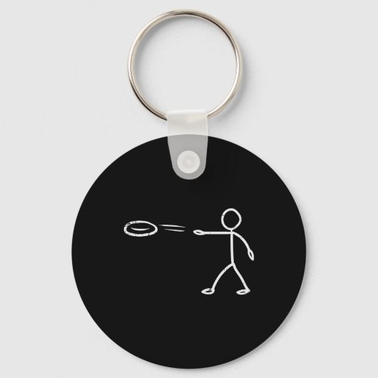 Disc Golf Grappige Frisbee Frolf Mannen Vrouwen Ki Sleutelhanger (Voorkant)