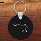 Disc Golf Grappige Frisbee Frolf Mannen Vrouwen Ki Sleutelhanger (Voorkant)