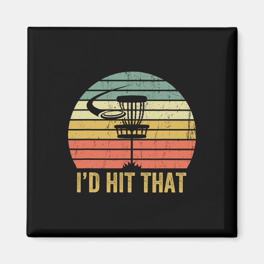 Disc Golf Grappige Frisbee Sport Vaderdag  Magneet (Voorkant)