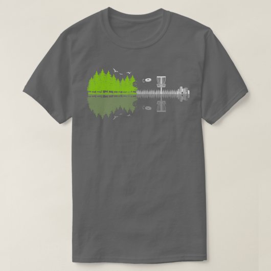 Disc Golf Guitarist Player Lover T-shirt (Design voorkant)