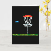 Disc Golf Heren Disc Golf 8 Bit Sket Kaart (Gele Bloem)