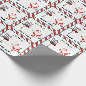 Disc Golf Holiday Gift Cadeaupapier (Hoek)