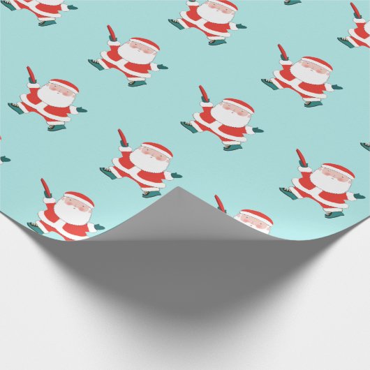 Disc Golf Holiday Gift Cadeaupapier (Hoek)