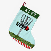 Disc Golf Holiday Gift Grote Kerstsok (Voorkant (Hangend))