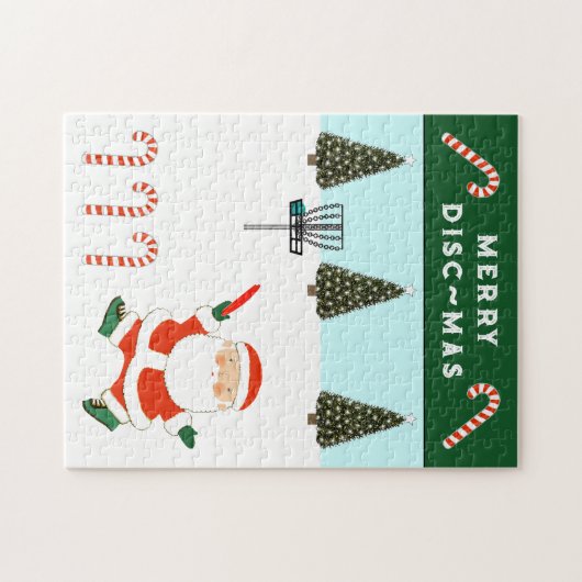 Disc Golf Holiday Gift Legpuzzel (Horizontaal)