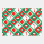 Disc Golf Holiday Gift Wrapping Paper (Voorkant 3)