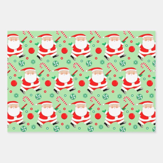 Disc Golf Holiday Gift Wrapping Paper (Voorkant)